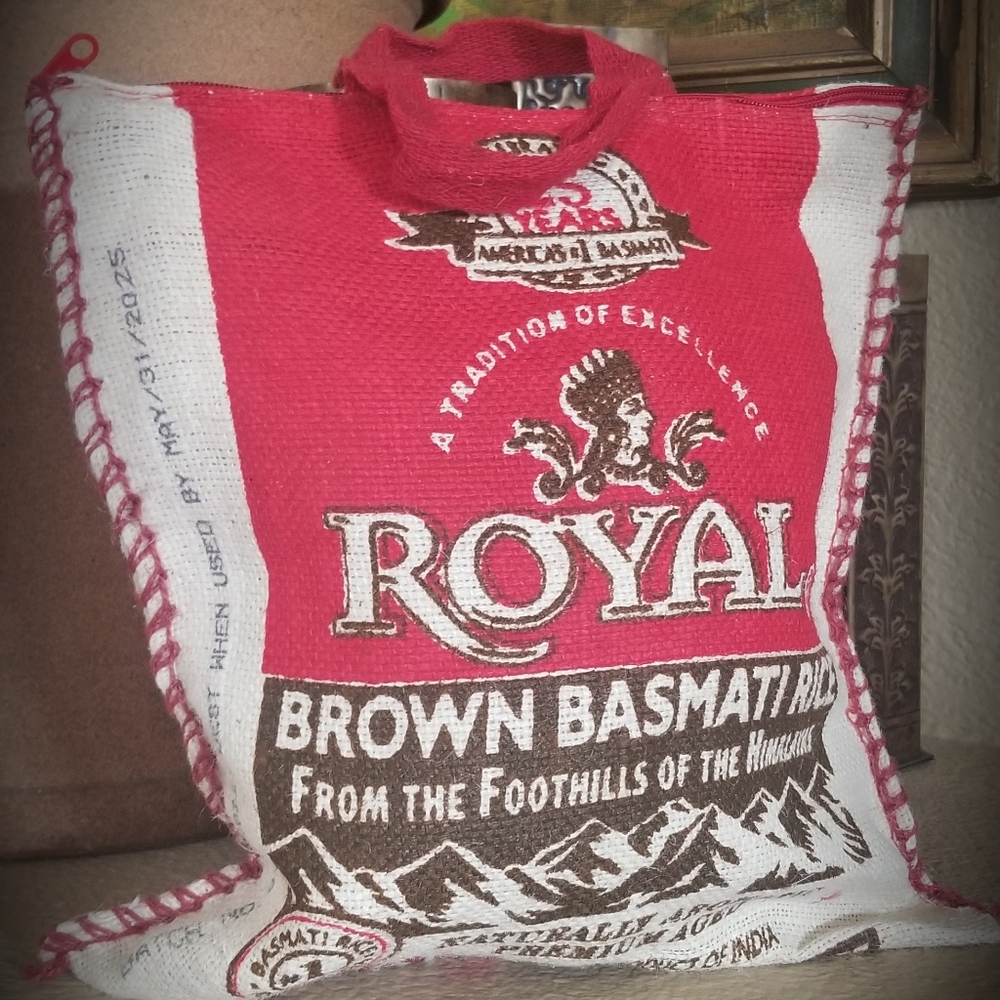 Boho Burlap Bag☀️